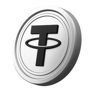 Moneda Tether USDT ubicada en la sección de datos de la cuenta